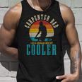 Mens Carpenter Dad Funny Vintage Woodworker Carpentry Woodworking Unisex Tank Top Gifts for Him