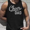 Mens Cheer Dad Proud Cheerleading Dad Fathers Day Unisex Tank Top Gifts for Him