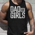 Mens Dad Of Girls For Men Proud Father Of Girls Vintage Dad V2 Unisex Tank Top Gifts for Him