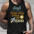 Mens Dad Outer Space 1St Birthday First Trip Around The Sun Baby Unisex Tank Top Gifts for Him