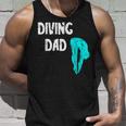 Mens Diving Dad Springboard Swimming Platform Diver Papa Dive Unisex Tank Top Gifts for Him