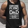Mens Drone Flying Dad - Drone Pilot Vintage Drone Unisex Tank Top Gifts for Him