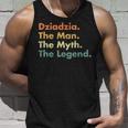 Mens Dziadzia Man Myth Legend Father Dad Uncle Idea Unisex Tank Top Gifts for Him