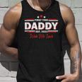 Mens First Time Daddy Est 2023 Wish Me Luck | Fathers Day Unisex Tank Top Gifts for Him
