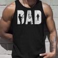 Mens Fishing Dad Fathers Day With Fish And Fishing Hook Crunch Unisex Tank Top Gifts for Him