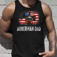 Mens Fun Doberman Dad American Flag Father’S Day Bbnk Unisex Tank Top Gifts for Him