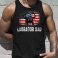 Mens Fun Labrador Dad American Flag Father’S Day Bbmxzvq Unisex Tank Top Gifts for Him