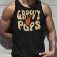 Mens Groovy Pops 70S Aesthetic Nostalgia 1970S Retro Dad Unisex Tank Top Gifts for Him