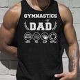 Mens Gymnastics Dad Drive Pay Clap Repeat Fathers Day Gift Unisex Tank Top Gifts for Him