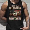 Mens I Am Veteran Grandpa Desert Storm Veteran Gift Memorial Day Unisex Tank Top Gifts for Him
