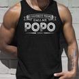 Mens My Favorite People Call Me Popo Funny Dad Papa Grandpa Unisex Tank Top Gifts for Him