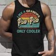 Mens Paw Paw Like A Grandpa Only Cooler Vintage Dad Fathers Day Unisex Tank Top Gifts for Him