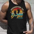 Mens Promoted To G Pa 2023 Fathers Day Funny First Time Dad Unisex Tank Top Gifts for Him