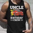 Mens Uncle Birthday Crew Race Car Racing Car Theme Unisex Tank Top Gifts for Him