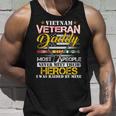 Mens Vietnam Veteran Daddy Raised By My Hero - Veteran Day Unisex Tank Top Gifts for Him