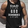 Mens Vintage Double Six Dominoes Game Themed Domino Player Dad Unisex Tank Top Gifts for Him