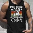 Mens Vintage Motocross Dad Dirt Bike Motocross Dirt Bike Unisex Tank Top Gifts for Him