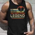 Mens Vintage Ping Pong Dad Man The Myth The Legend Table Tennis Unisex Tank Top Gifts for Him