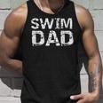 Mens Vintage Swimming Gift For Men From Kid Swimmers Swim Dad Unisex Tank Top Gifts for Him