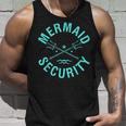 Mermaid Security Birthday Party Mer Dad Merman Unisex Tank Top Gifts for Him