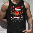 Merry Christmas Yall Cute Reindeer Unisex Tank Top Gifts for Him