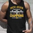Mich Again Back 2 Back Champions Unisex Tank Top Gifts for Him