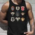 Monkey Chimpanzee Gorilla Spider Monkey Squirrel Monkey Unisex Tank Top Gifts for Him