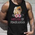 Mother Of Pomeranian Happy Mothers Day Floral Pomeranian Unisex Tank Top Gifts for Him