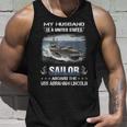 My Husband Is A Sailor Aboard The Uss Abraham Lincoln Cvn 72 Unisex Tank Top Gifts for Him