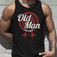 Old Man Strength Fitness Workout Gym Lover Body Building Unisex Tank Top Gifts for Him