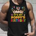 Omg Its My Poppy Birthday Happy Gift Vintage Perfect Kid Unisex Tank Top Gifts for Him
