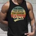 Opa Vintage Unisex TankTop: Der Mann, Mythos, Legende Retro Spruch Geschenke für Ihn