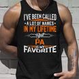 Pa Is My Favorite Name In My Lifetime Shirt Father Day Unisex Tank Top Gifts for Him