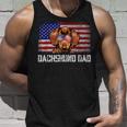 Mens Patriotic Dachshund Dad American Flag 4Th Of July Bbmmkr Tank Top Gifts for Him