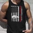 Patriotic Mens Promoted To Daddy Est 2023 First Time Dad V2 Unisex Tank Top Gifts for Him