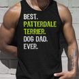 Patterdale Terrier Dog Dad Fathers Day Dog Lovers Gift Unisex Tank Top Gifts for Him