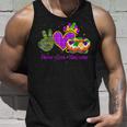 Peace Love King Cake Funny Mardi Gras Festival Party Costume V11 Unisex Tank Top Gifts for Him