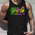 Peace Love King Cake Funny Mardi Gras Party Carnival Gifts V4 Unisex Tank Top Gifts for Him