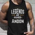 Personalisiertes Legends Are Named Andon Unisex TankTop, Sternen-Design Unisex Geschenke für Ihn