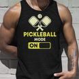 Pickleball Modus Ein Pickleball Schläger Und Ball Tank Top Geschenke für Ihn