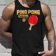 Ping Pong Ninja Tischtenniskelle Tank Top Geschenke für Ihn