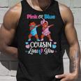 Pink Or Blue Cousin Loves You Black Baby Gender Reveal Party Tank Top Gifts for Him