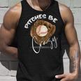 Pitches Be Crazy Vintage Softball Pitcher Player Aesthetic Unisex Tank Top Gifts for Him