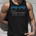Pop Pop Gifts Grandpa Fathers Day Pop-Pop Unisex Tank Top Gifts for Him