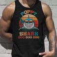 Poppy Shark Doo Doo Doo Fathers Day Gift Unisex Tank Top Gifts for Him
