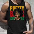 Pretty Black And Educated Woman Black Queen Black History Unisex Tank Top Gifts for Him