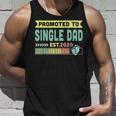 Promoted To Single Dad Est 2020 Vintage Christmas Gift Unisex Tank Top Gifts for Him