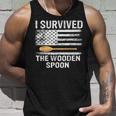 Proud Adult Spoon Survivor I Survived The Wooden Spoon Unisex Tank Top Gifts for Him