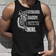 Proud Lion Cat Dad Best Father Husband Daddy Protector Hero Tank Top Gifts for Him