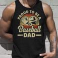 Proud To Be A Baseball Dad Fathers Day Baseball Unisex Tank Top Gifts for Him